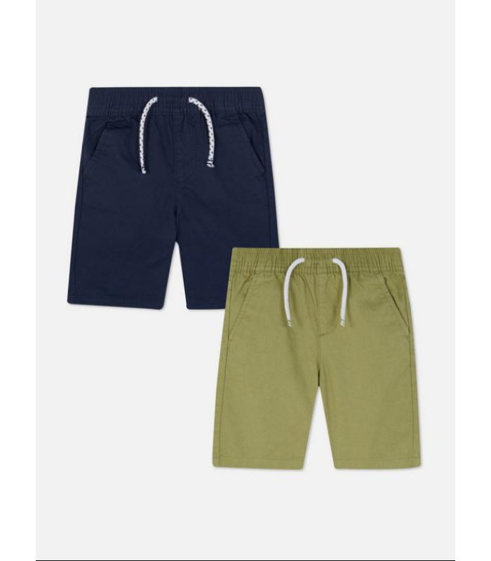 2Pc Khaki Shorts