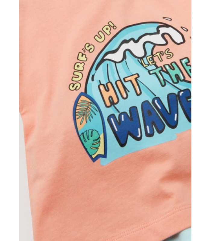 Boys Aloha Wave Tshirt & Shorts - Image 2