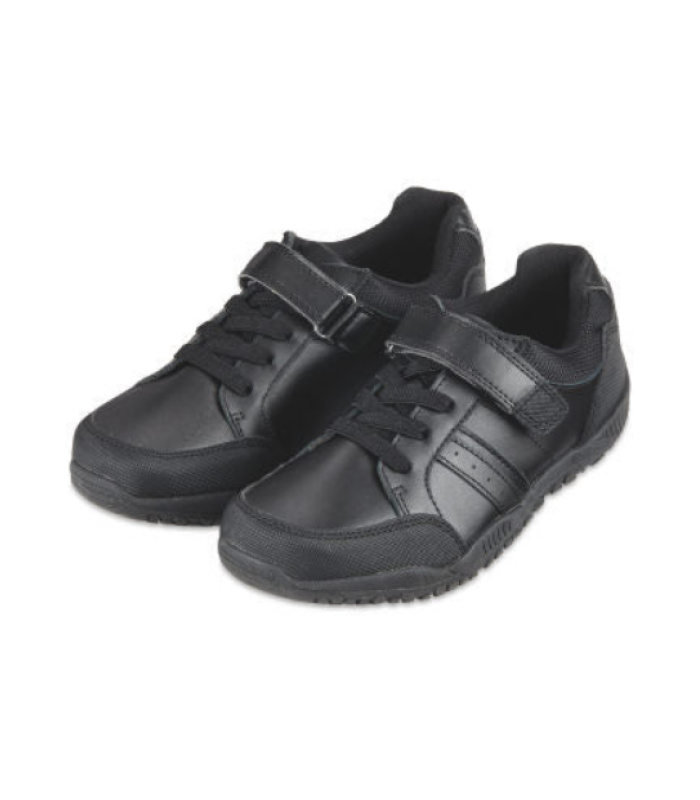 Boys Black School Shoes