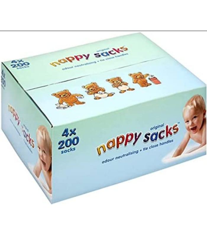 Nappy Sacks 4 x 200 packs