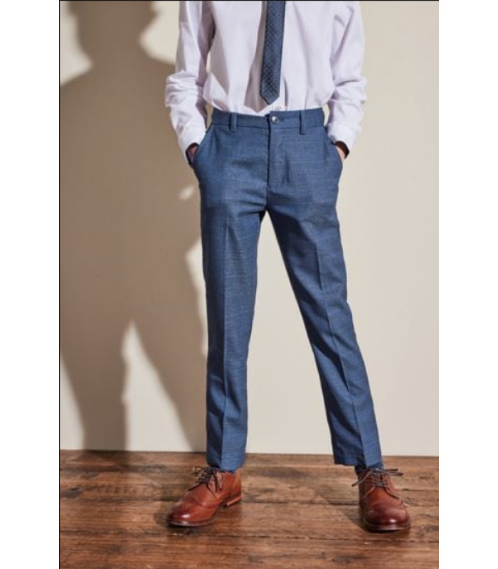 Next Skinny Fit Suit Trousers - Image 3