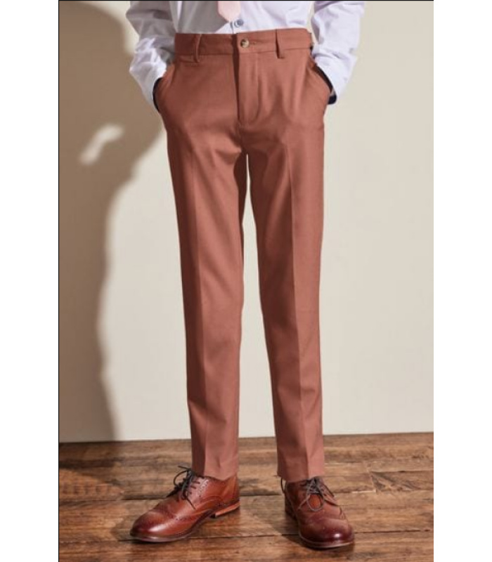Next Skinny Fit Suit Trousers - Image 3