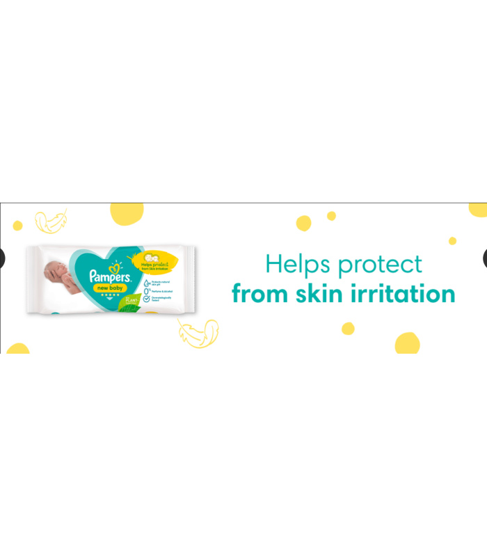 Pampers New Baby Wipes 12 Packs (600 Wipes) - Image 4