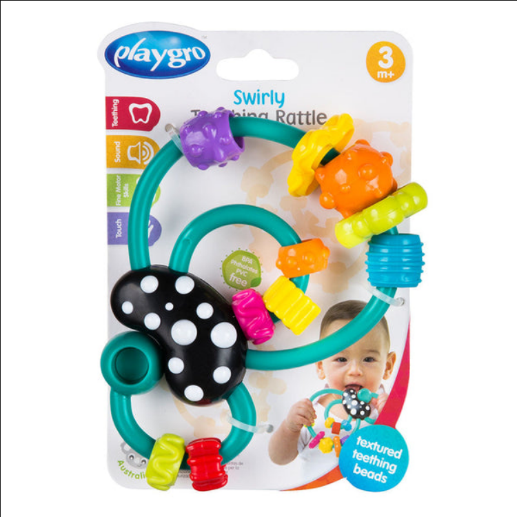 Screenshot 2024-01-24 at 13-13-04 Veronny Mothercare · Products · Playgro Swirly Teething Rattle · Shopify Playgro Swirly Teething Rattle - Image 1