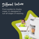 Tommee Tippee – Quick Cook Baby Food Maker-Blender and Steamer - Image 3