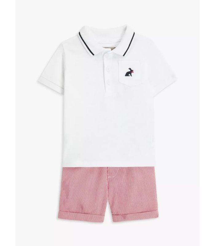 John Lewis Polo and Gingham Shorts