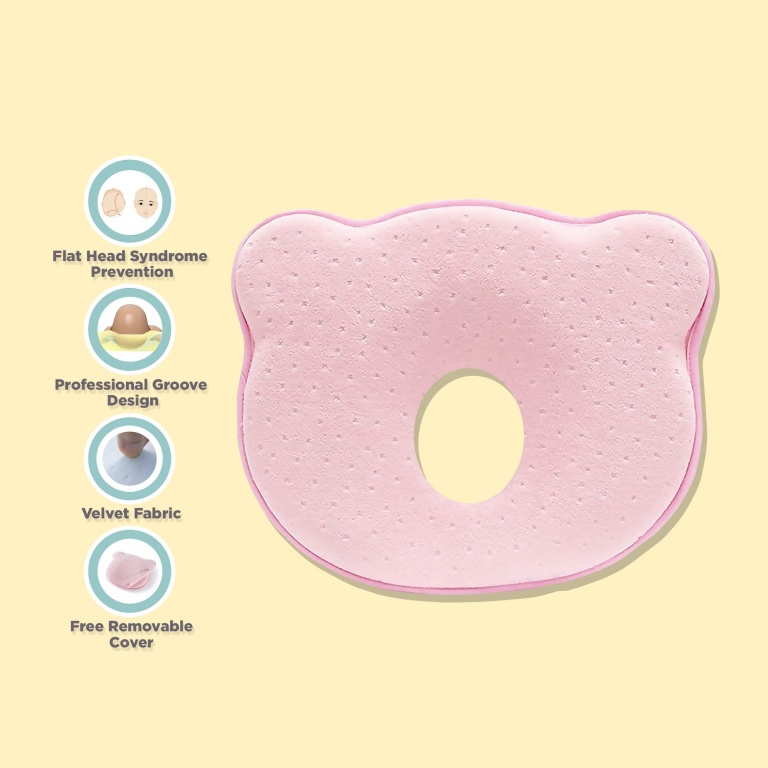 Baby Head Shaping Pillow - Blue - Image 5