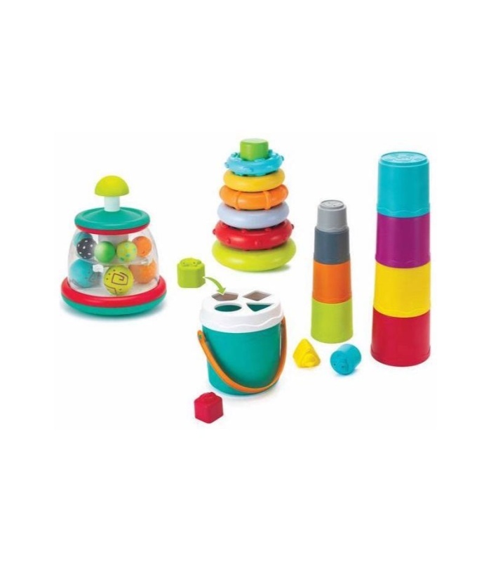 Infantino 3-in-1 Stack Sort Spin Activity Set - Image 2