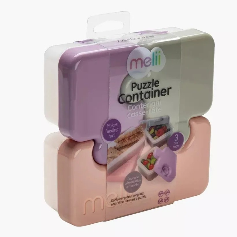MELII Three Piece Puzzle Food Container 6x16cm - Image 9