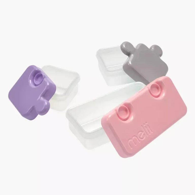 MELII Three Piece Puzzle Food Container 6x16cm - Image 8