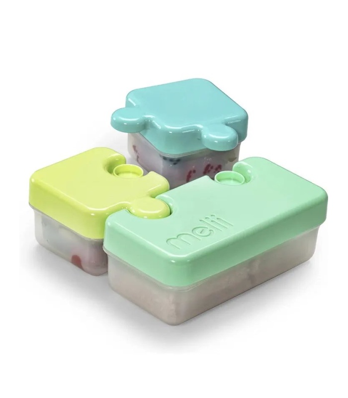 MELII Three Piece Puzzle Food Container 6x16cm