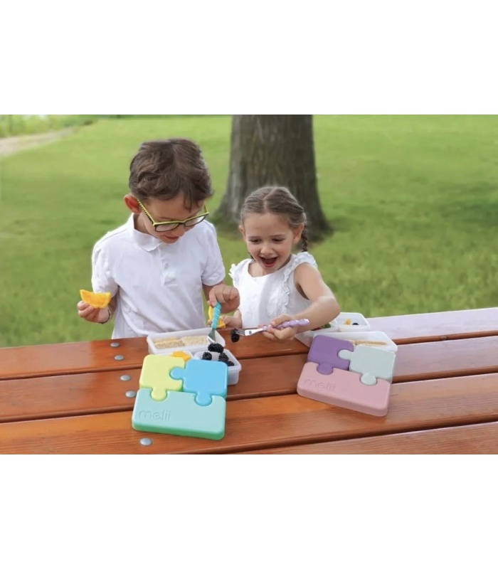 MELII Three Piece Puzzle Food Container 6x16cm - Image 2