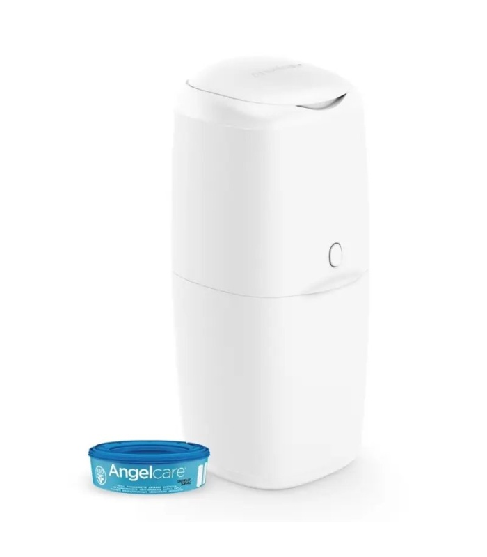 Angelcare Nappy Bin (Disposal System Odour Seal) with FREE Cassette