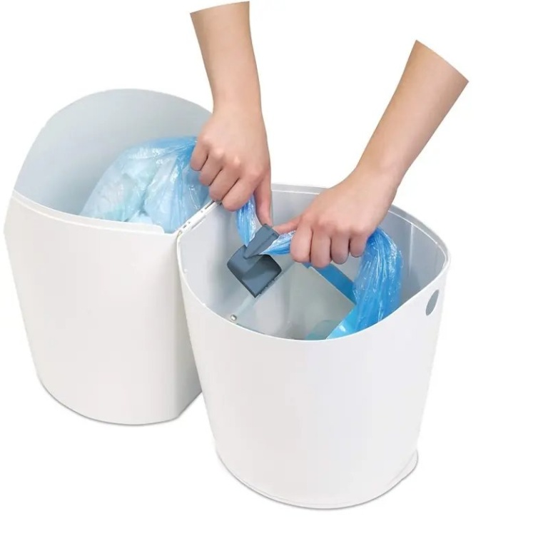 Angelcare Nappy Bin (Disposal System Odour Seal) with FREE Cassette - Image 5