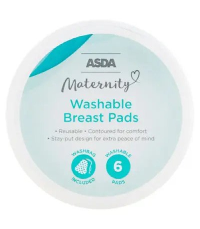 ASDA 6pc Washable Breast Pad