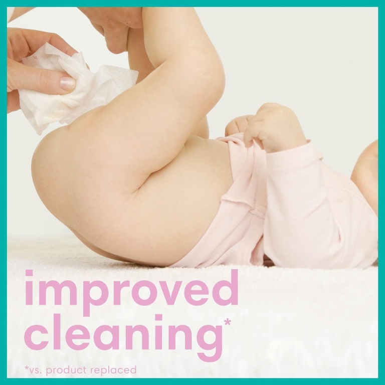 Pampers Sensitive Baby Wipes 12 Packs - Per Pack 52 Wipes - Image 5