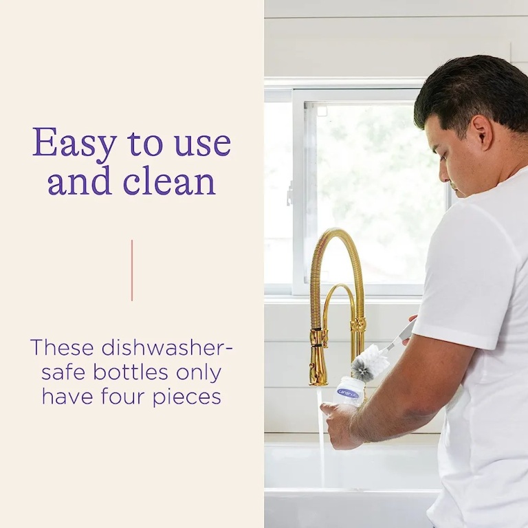 Lansinoh Feeding Bottle Starter Set with NaturalWave Teats - Image 3