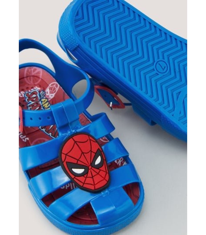 Boys Blue Marvel Spiderman Jelly Sandals - Image 2