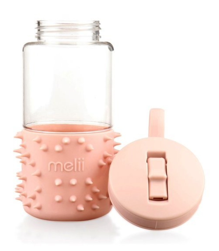 Melii Spikey Water Bottle with Straw 4+
