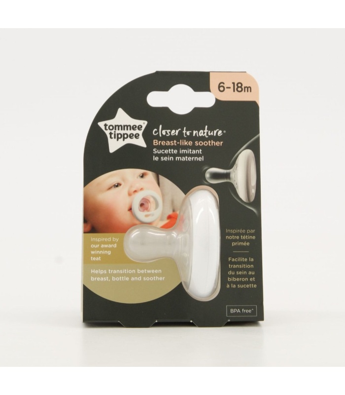 Tommee Tippee White Closer To Nature Breast Like Soother