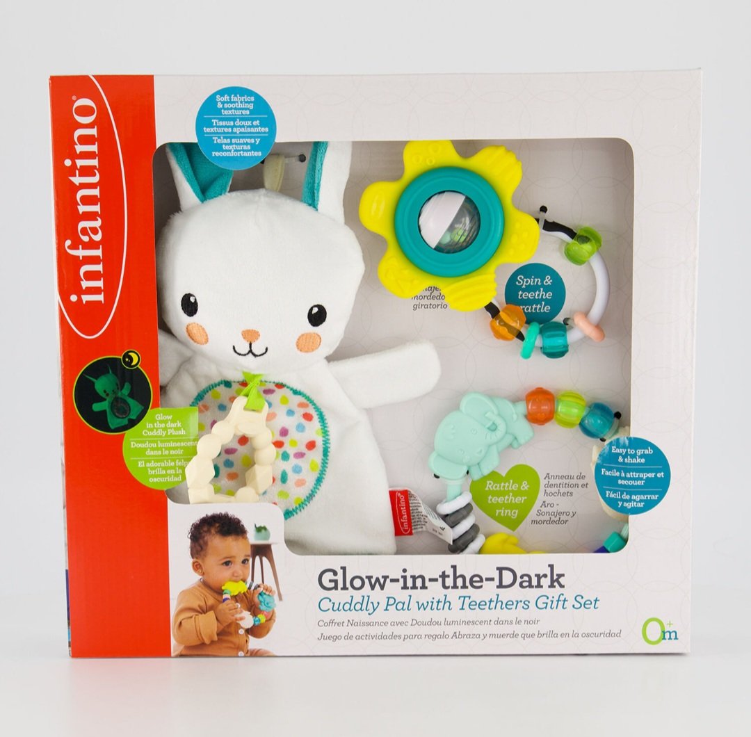 1000543660.jpg Infantino Cuddly Pal With Teethers Gift Set - Image 1