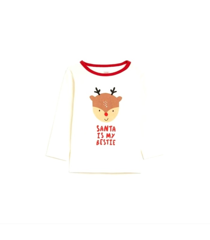 Santa is My Bestie - Unisex 4pc Christmas PJ's - Image 6