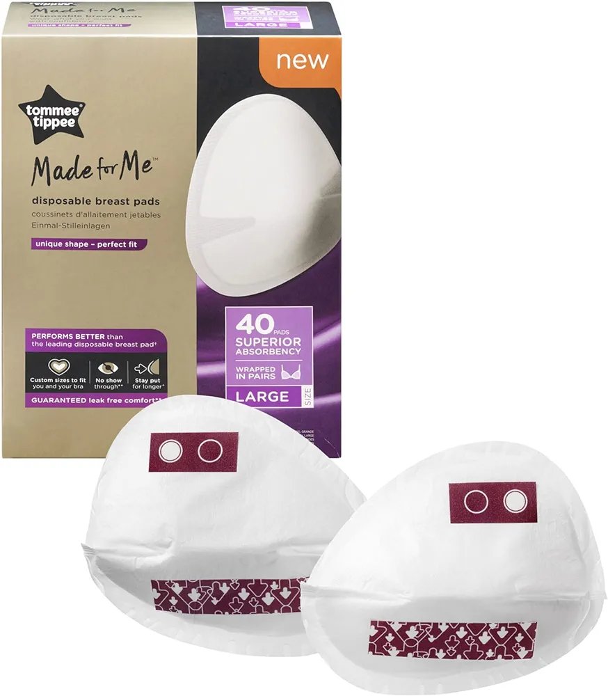 1000550947.jpg Tommee Tippee Made for Me Daily Disposable Breast Pads 40pc - Image 1