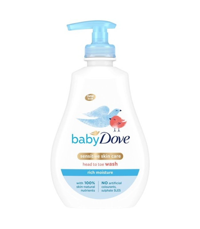 Baby Dove Head To Toe Baby Wash Rich Moisture 400ml