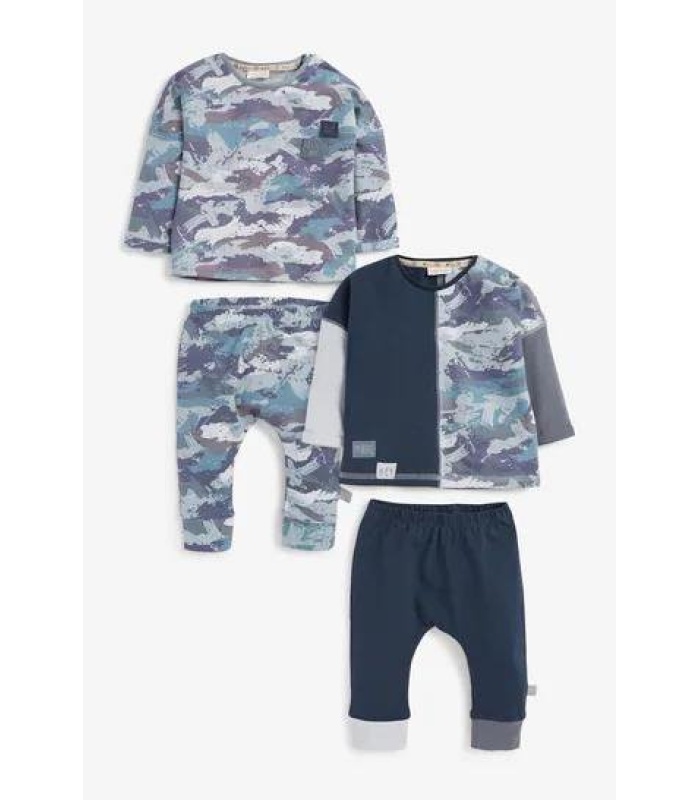 4pc Next Joggers and long Sleeves Tops