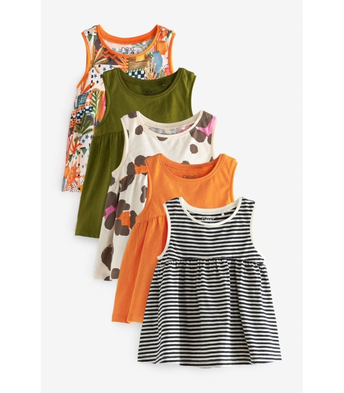 5pc Next Sleeveless Day Dresses