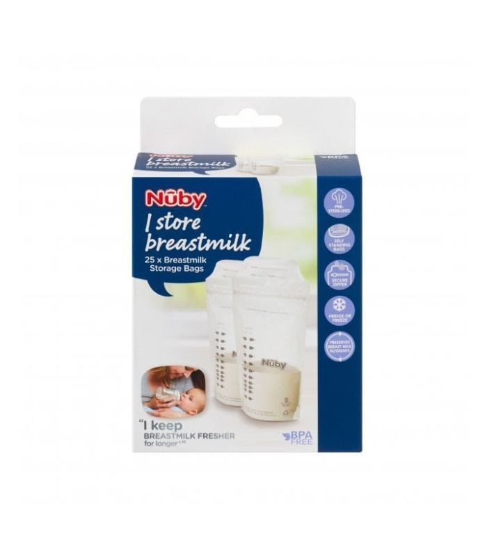 Nuby Store Breastmilk 25pc