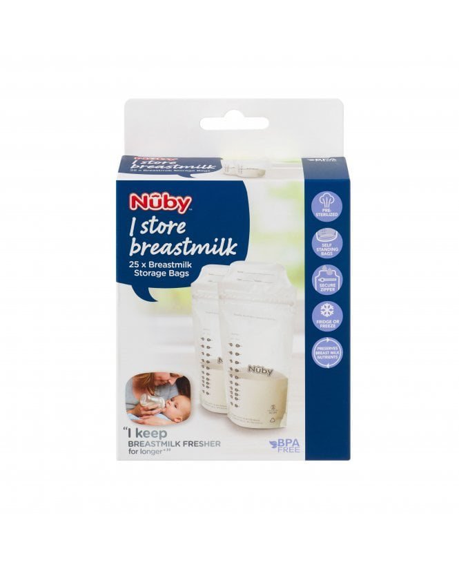 nuby-breastfeeding-milk-storage-bags-p31-293_medium.jpg Nuby Store Breastmilk 25pc - Image 1