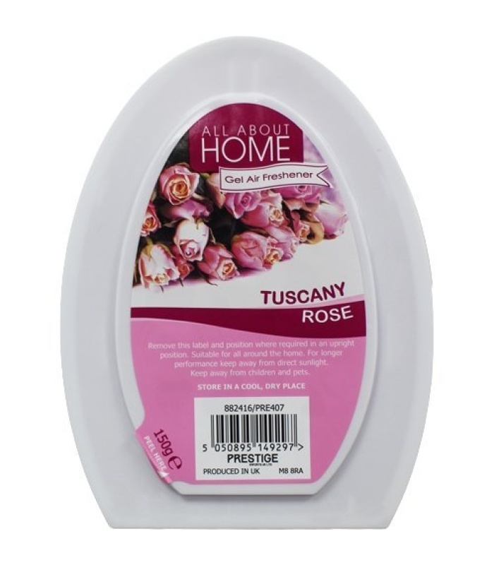 All About Home Tuscany Rose Gel Air Freshener 150g