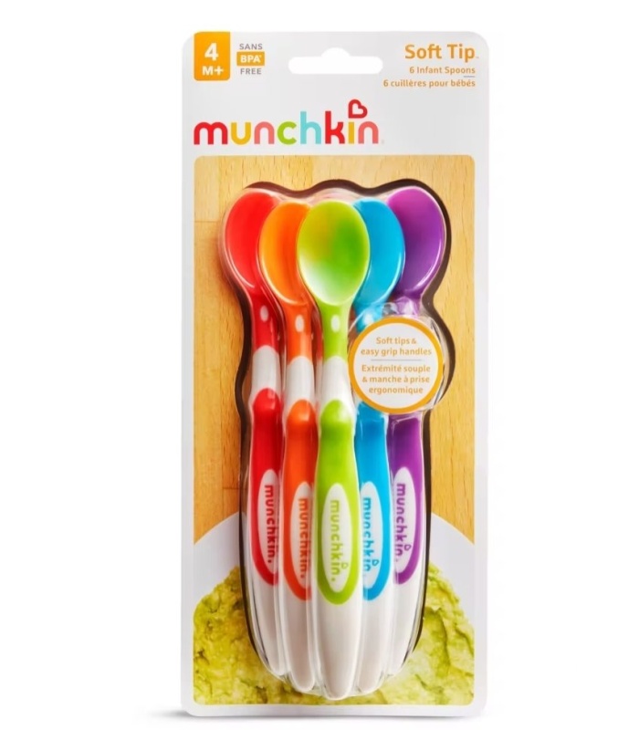 Munchkin 6 Soft-Tip Infant Spoons 4m+