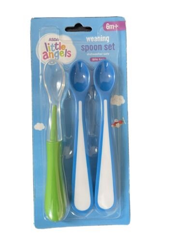 1000008960.jpg Little Angels Weaning Spoon Set 6m+ - Image 1