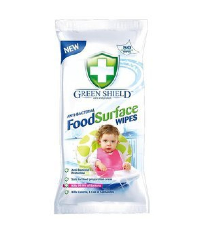 Greenshield Food Surface Wipes 40% Free 70’s