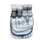 5pc Set Bibs & Booties
