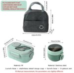 Lunch Box, Bag and Soup Cup with Cutlery Cutlery Set (Pink) - Image 3