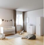 3 Piece - Little Acorn Cot Bed, Dresser and Single Wardrobe - Image 6