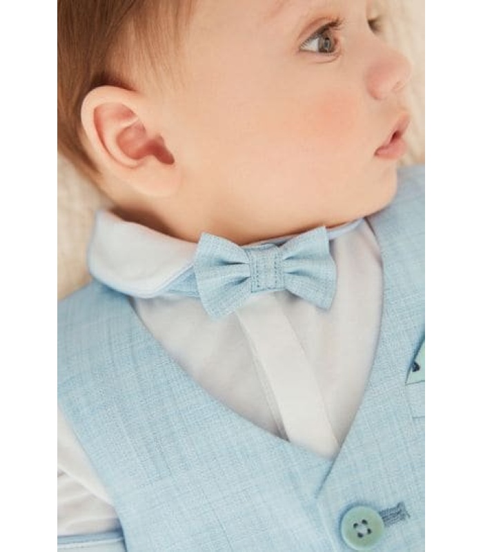 4pc Set (Waistcoat, Bow Tie, Short-Sleeved Shirt/Bodysuit and Shorts) - Image 2