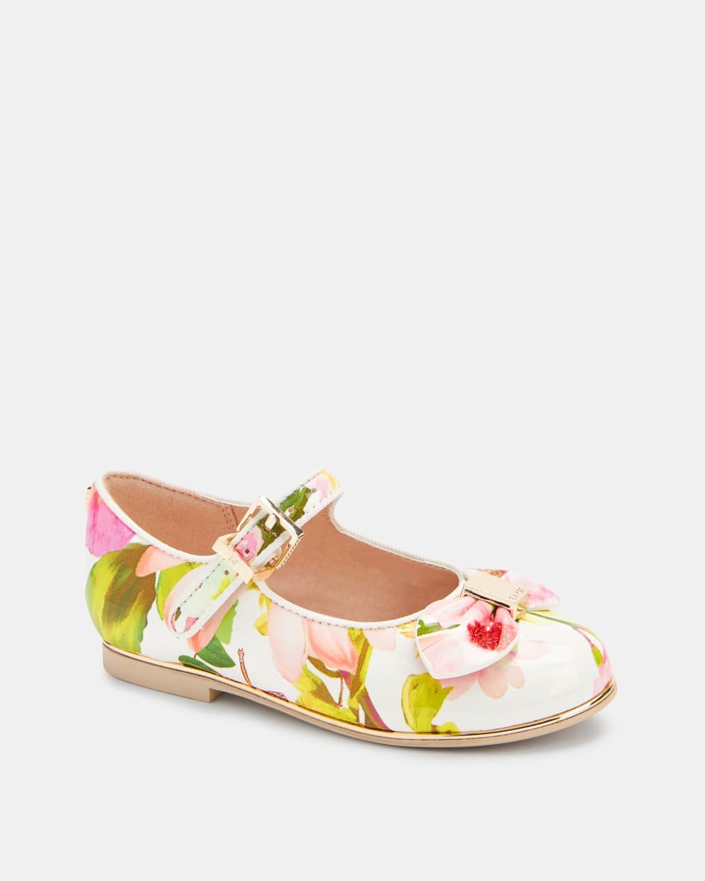 1000578773.jpg Ted Baker Floral Bow Shoes - Image 1