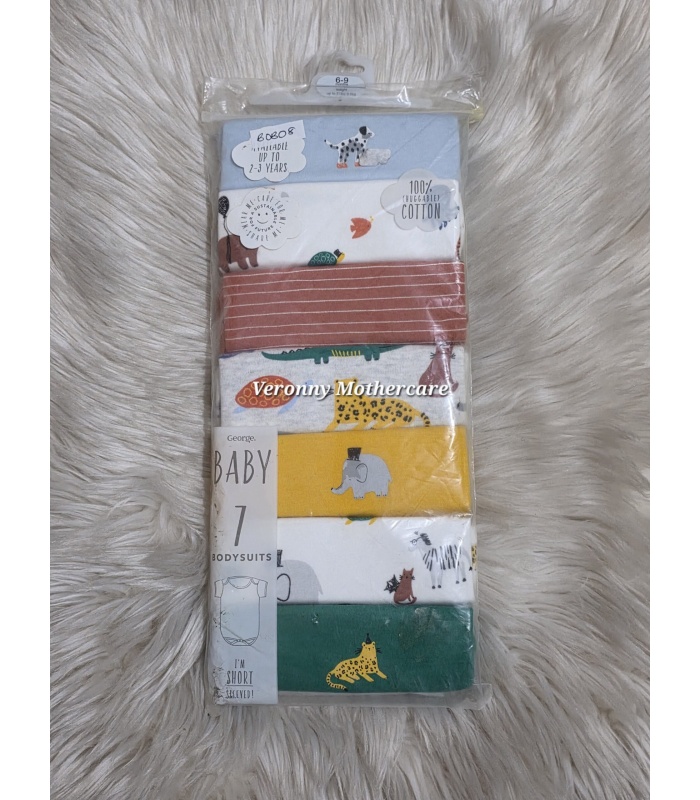 7Pk Short Sleeved Bodysuits - Image 2