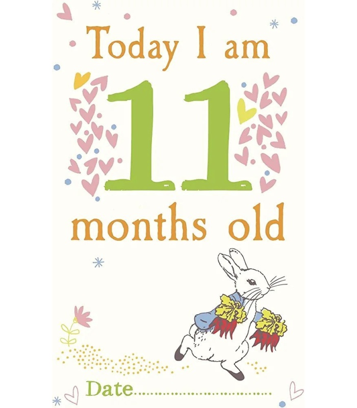Peter Rabbit Baby Card: for milestone moments - Image 4