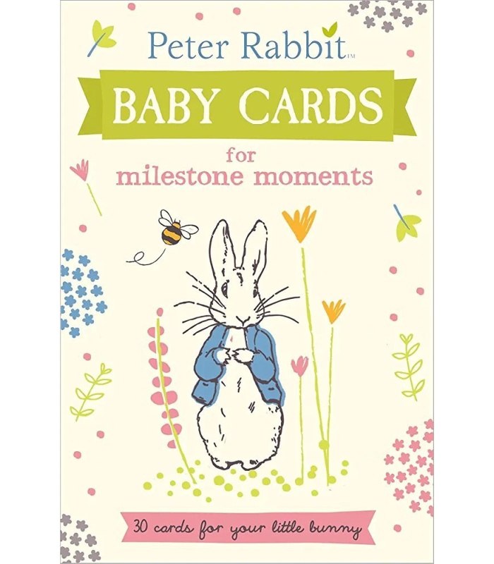 Peter Rabbit Baby Card: for milestone moments