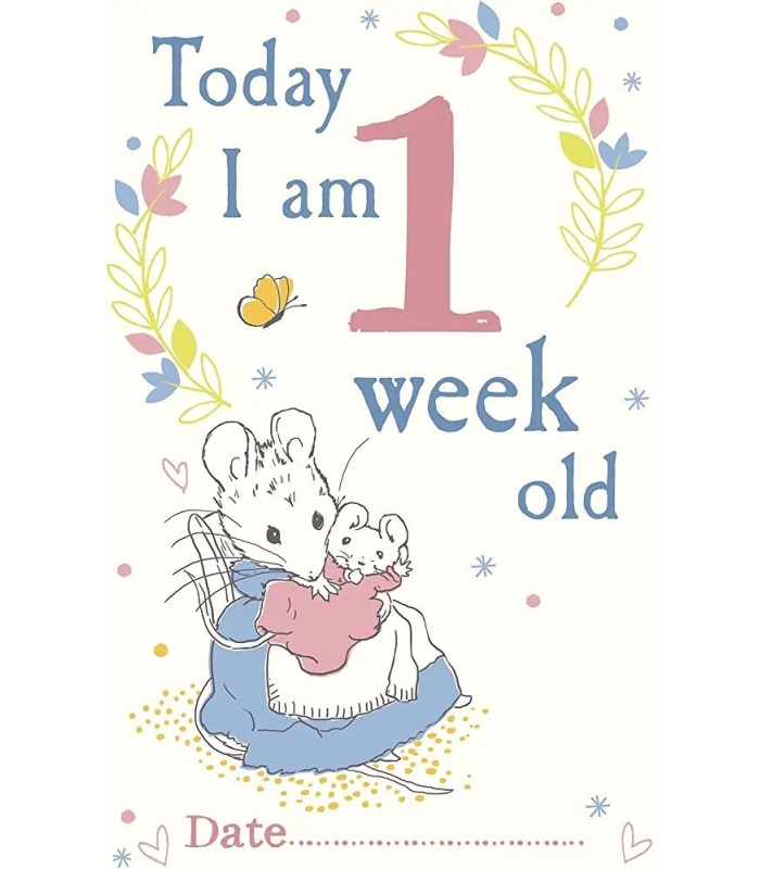 Peter Rabbit Baby Card: for milestone moments - Image 3