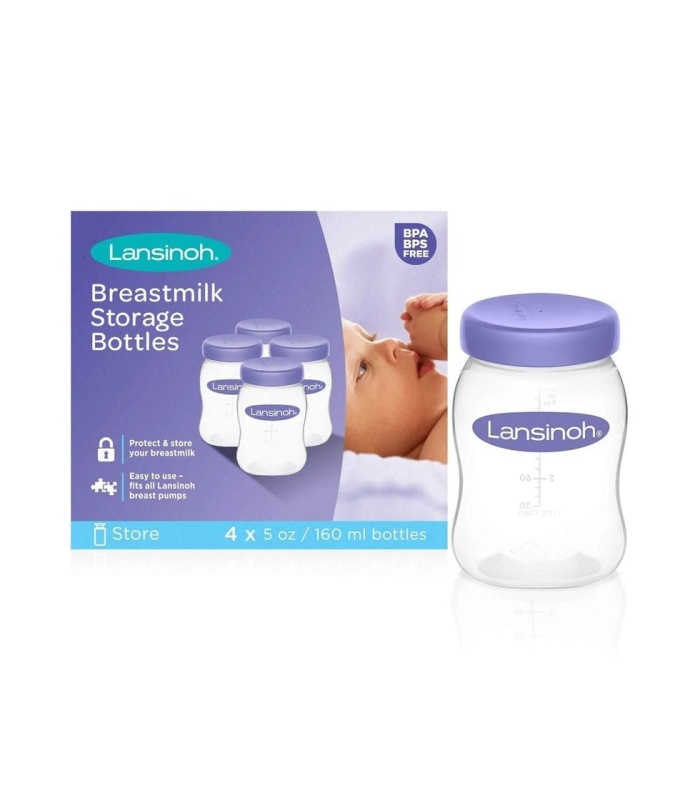Lansinoh Breastmilk Storage Bottles 4pcs