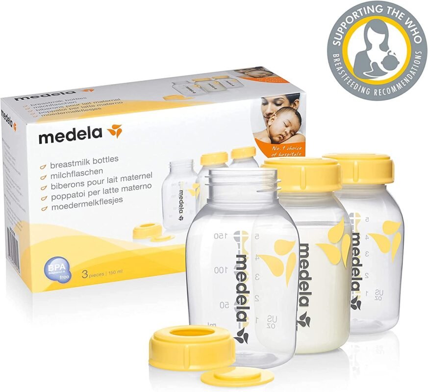 0AB78EAF-88F6-475E-8CBB-9D14D06697BB-873×800-1.jpeg Medela Breast Milk Storage Bottles 150ml - Image 1