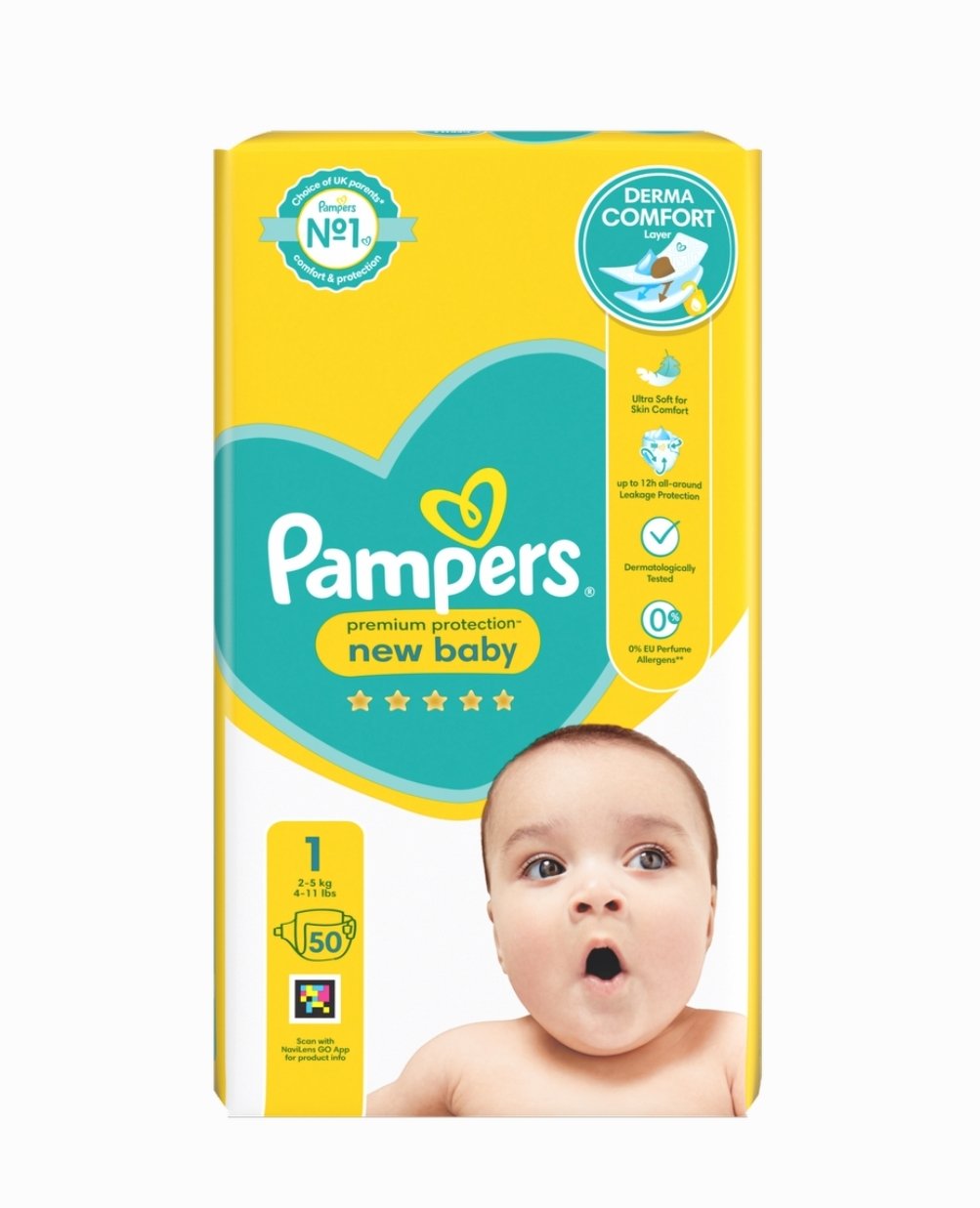 1000019368.jpg Pampers New Baby Size 1 50pc (2 - 5Kg) - Image 1