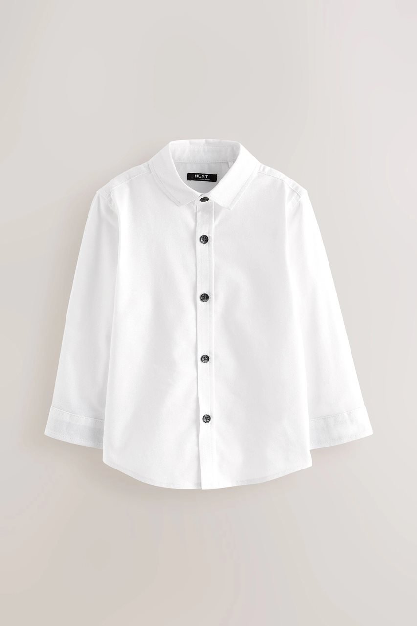 N30899.jpg Next White Long-Sleeved Shirt - Image 1