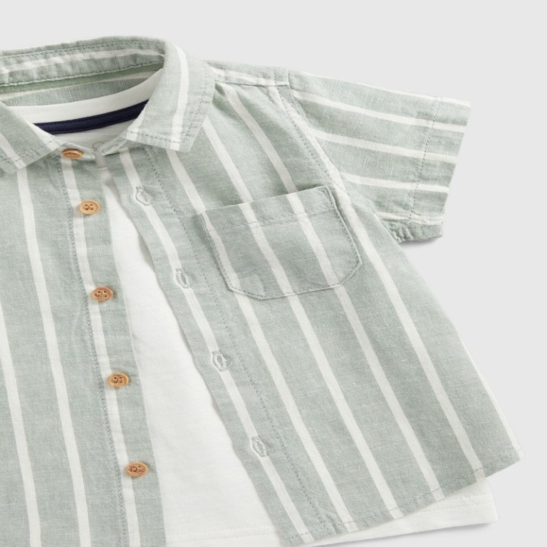 Shirt, T-shirt and Shorts Set - Image 4